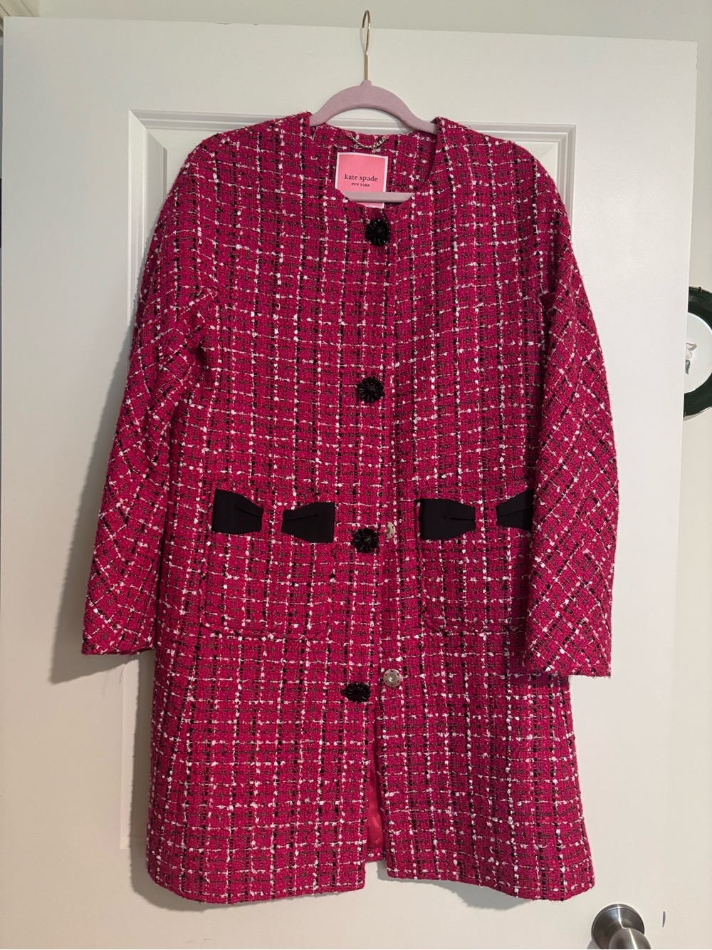 Kate Spade New York Festive Tweed Coat - Picture 2 of 6